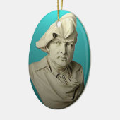 Richard Wagner kerstversiering Keramisch Ornament (Links)