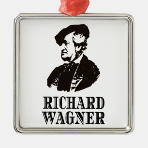 Richard Wagner klassieke muziek componist klassiek Metalen Ornament