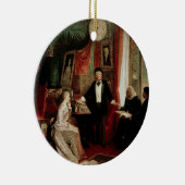 Richard Wagner met Franz Liszt en Liszt's dochter Keramisch Ornament (Rechts)