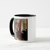 Richard Wagner met Franz Liszt en Liszt's dochter Mok (Voorkant links)