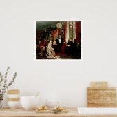 Richard Wagner met Franz Liszt en Liszt's dochter Poster (Keuken)