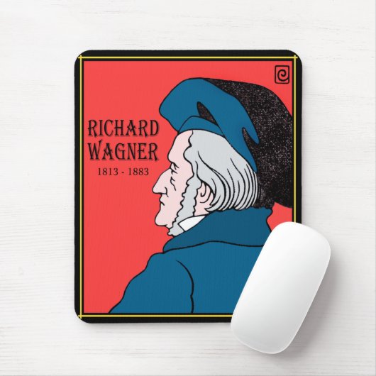 Richard Wagner Mousepad Muismat (Met muis)