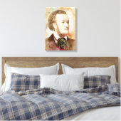 Richard Wagner op Canvas - Waterverf stijl Afdruk (Insitu (Slaapkamer))