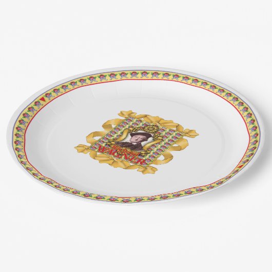 Richard Wagner Papieren Bordje (Gekanteld)