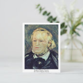Richard Wagner-Portrait van Pierre-Auguste Renoir Briefkaart (Staand voorkant)