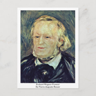 Richard Wagner-Portrait van Pierre-Auguste Renoir Briefkaart