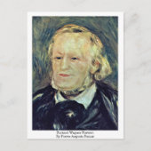 Richard Wagner-Portrait van Pierre-Auguste Renoir Briefkaart (Voorkant)