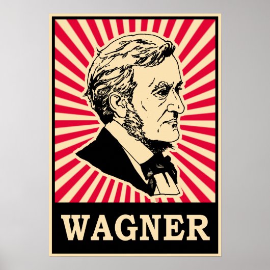 Richard Wagner Poster (Voorkant)