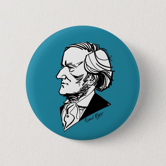 Richard Wagner Ronde Button 5,7 Cm (Voorkant)