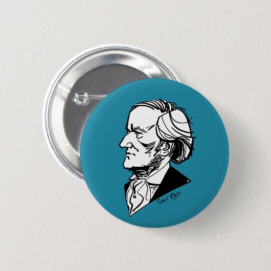 Richard Wagner Ronde Button 5,7 Cm (Voorkant /achterkant)