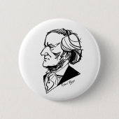 Richard Wagner Ronde Button 5,7 Cm (Voorkant)