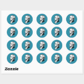 Richard Wagner Ronde Sticker (Vel)