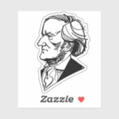 Richard Wagner Sticker (Vel)