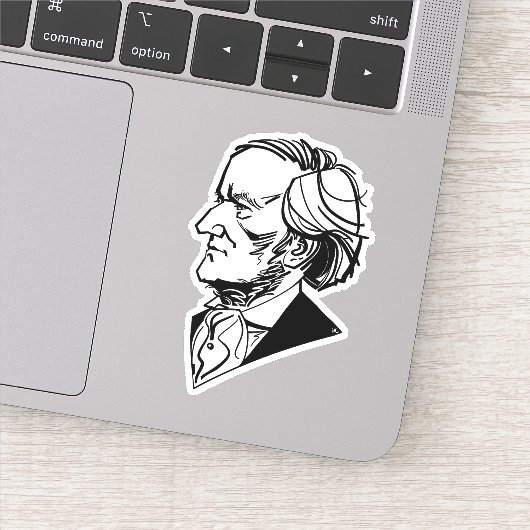Richard Wagner Sticker (Detail)