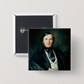 Richard Wagner Vierkante Button 5,1 Cm (Voorkant /achterkant)