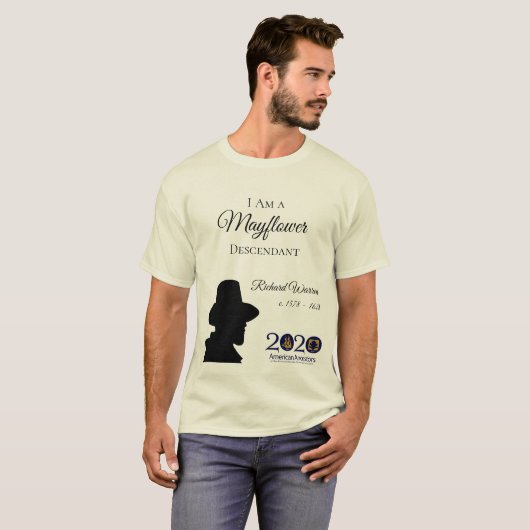 Richard Warren Mayflower Mannen T-shirt (Voorkant volledig)