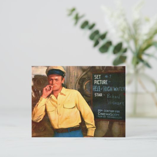 Richard Widmark ad voor Hell and High Water Briefkaart (Staand voorkant)
