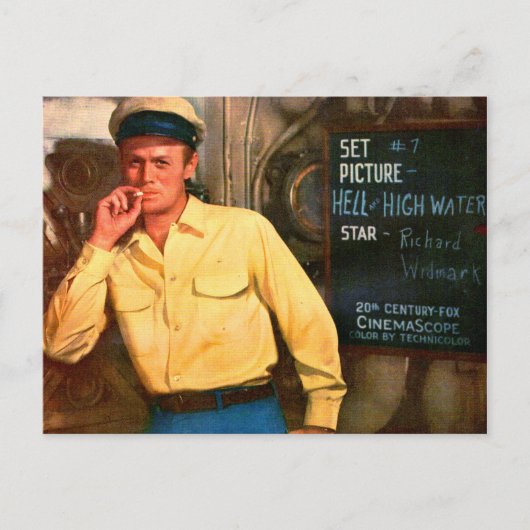 Richard Widmark ad voor Hell and High Water Briefkaart (Voorkant)
