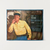 Richard Widmark ad voor Hell and High Water Wandkleed (Voorkant (horizontaal))