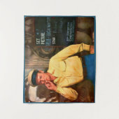 Richard Widmark ad voor Hell and High Water Wandkleed (Voorkant)