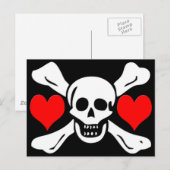 Richard Worley-Hearts Briefkaart (Voorkant / Achterkant)