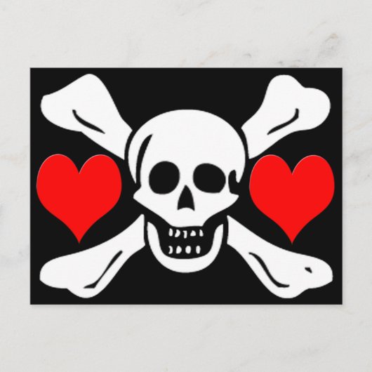 Richard Worley-Hearts Briefkaart (Voorkant)