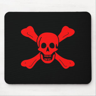 Richard Worley red skull mousepad Muismat
