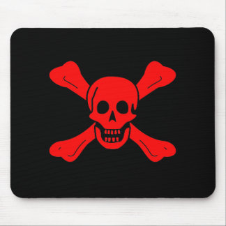 Richard Worley red skull mousepad Muismat