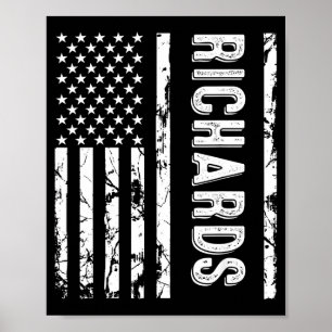Richards Achternaam Grappige Achternaam Team Famil Poster