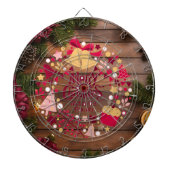 Richard's Familie Prettig Kerst Dartbord (Voorkant)