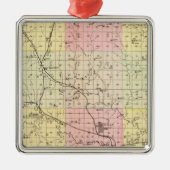 Richardson County, Nebraska Metalen Ornament (Voorkant)