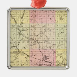 Richardson County, Nebraska Metalen Ornament