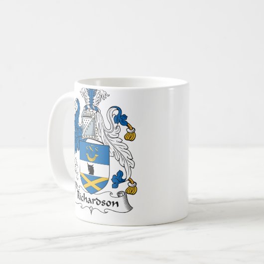 Richardson Family Crest Koffiemok (Voorkant links)