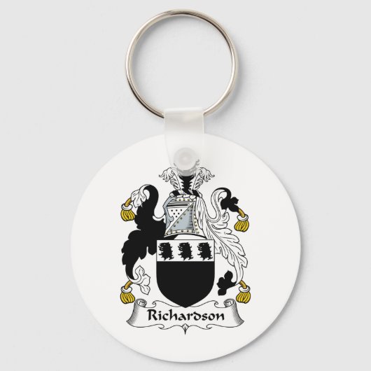 Richardson Family Crest Sleutelhanger (Voorkant)