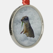 Richardson Ground Squirrel Metalen Ornament (Rechts)