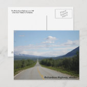 Richardson Highway, Alaska Briefkaart (Voorkant / Achterkant)
