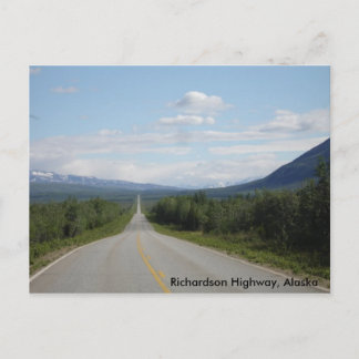 Richardson Highway, Alaska Briefkaart
