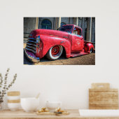 Richardson Motor Company Rat Chevy Poster (Keuken)