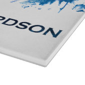 Richardson Texas Skyline Blue Snijplank (Hoek)