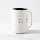 Richardson's Columbian Brown Squirrel Custom Name Tweekleurige Koffiemok (Voorkant rechts)