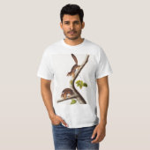 Richardson's Columbian Squirrel Illustratie T-shirt (Voorkant volledig)