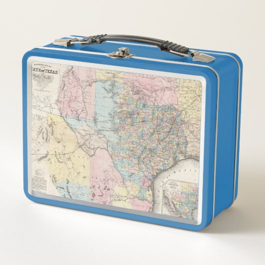 Richardson's nieuwe kaart van de staat Texas (Voorkant)