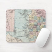 Richardson's nieuwe kaart van de staat Texas Muismat (Met muis)