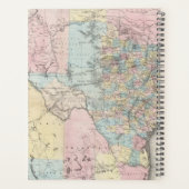 Richardson's nieuwe kaart van de staat Texas Planner (Achterkant)