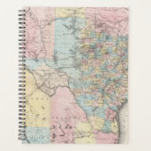 Richardson's nieuwe kaart van de staat Texas Planner (Voorkant)