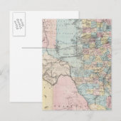 Richardson's nieuwe landkaart briefkaart (Voorkant / Achterkant)