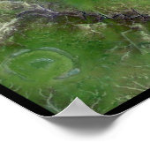 Richat Structure Mauritania Afrika Poster (Hoek)