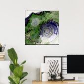 Richat Structure Mauritania Afrika Poster (Thuiskantoor)