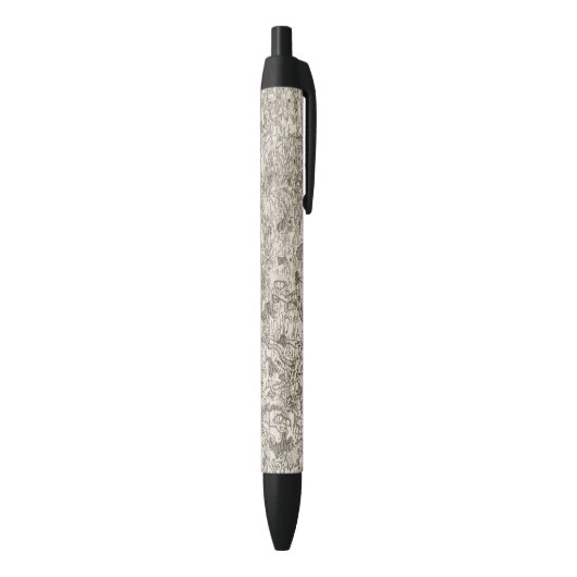 Richelieu, Saumur Zwarte Inkt Pen (Achterkant (Verticaal))