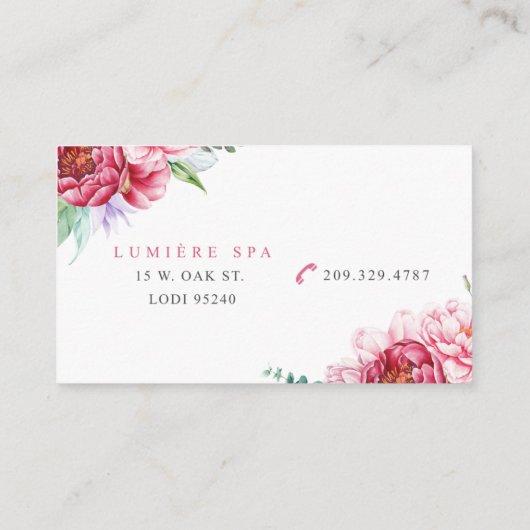 Richelle Luiz Custom Visitekaartjes (Achterkant)